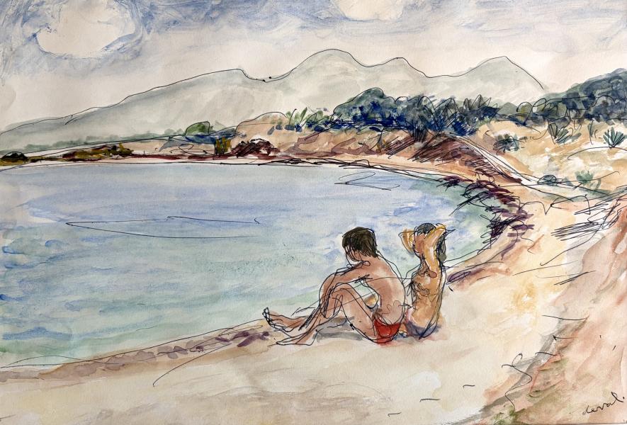 Couple sur la plage