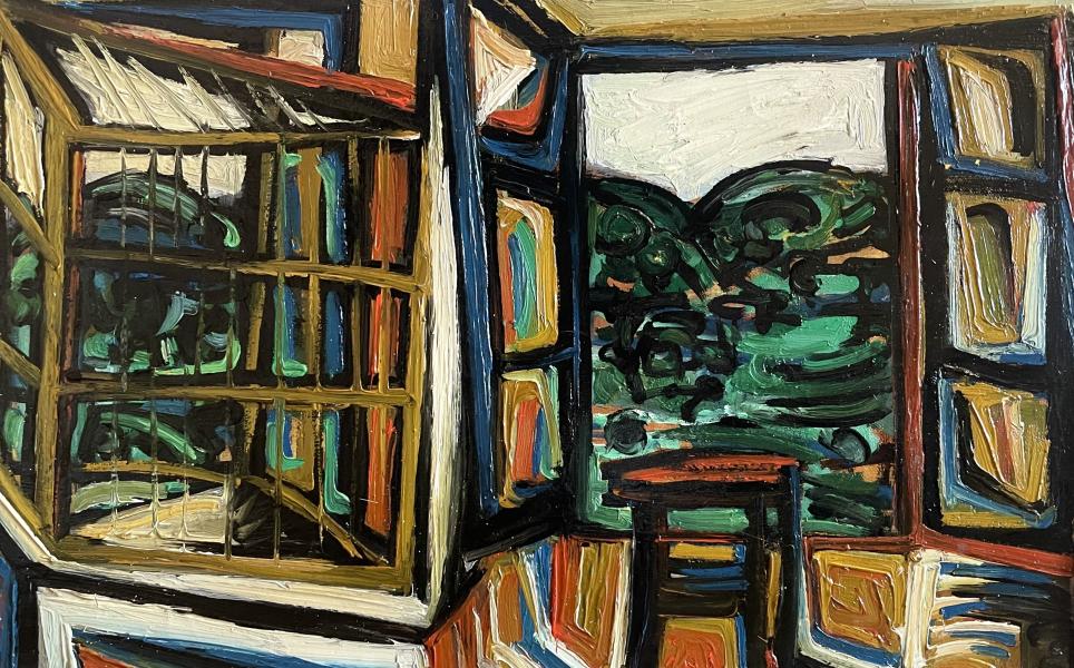 Cage, fenêtre ouverte