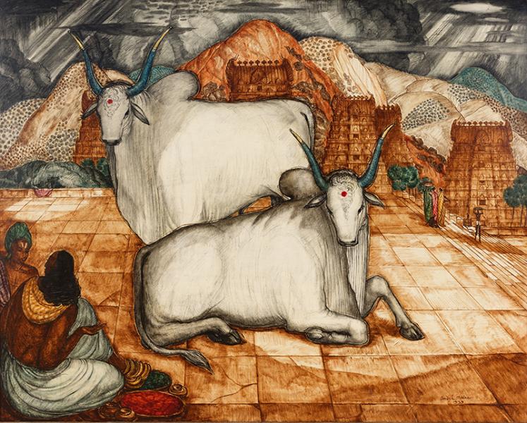 Inde, Les vaches sacrées, 1939