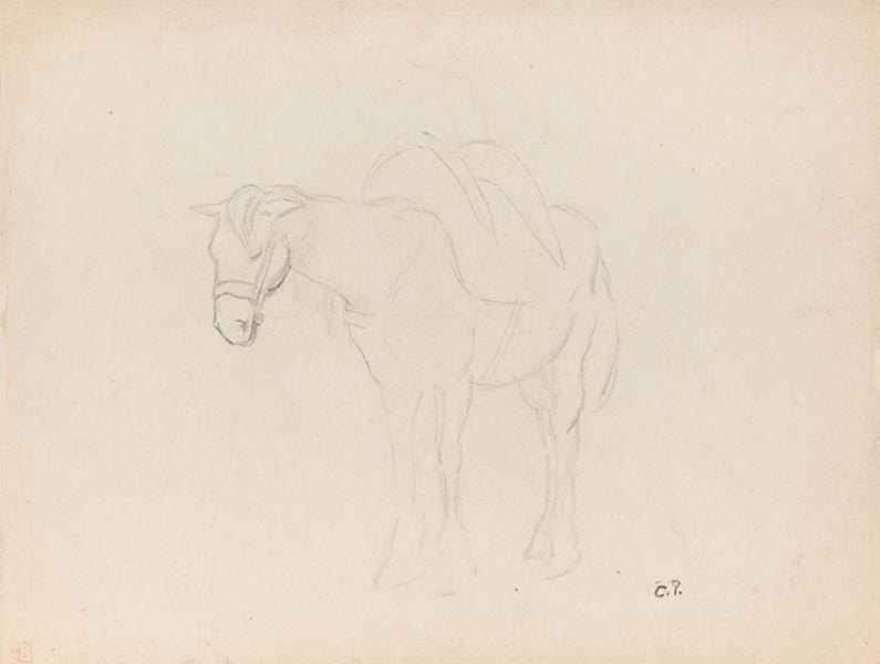 Etude de cheval, circa 1860