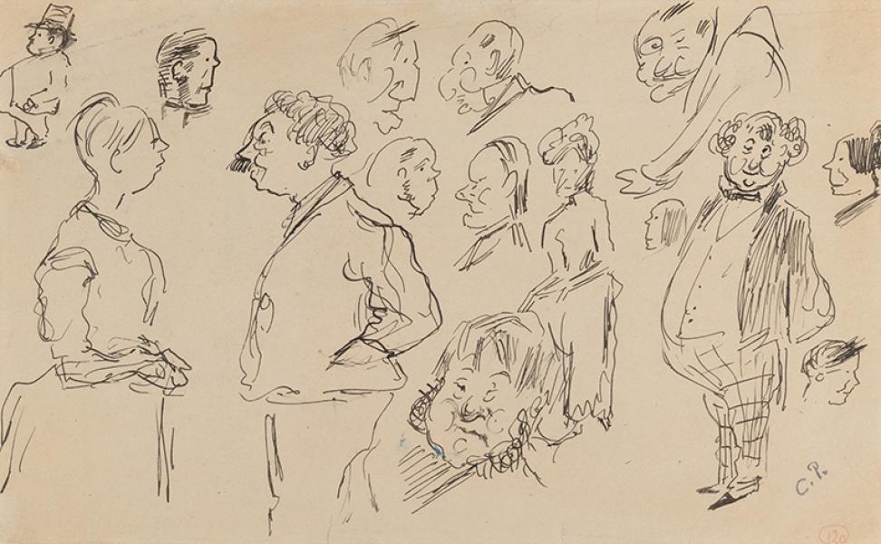 Personnages, circa 1883-84