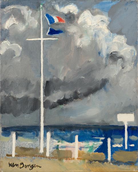 Le grand mât, Deauville, 1948