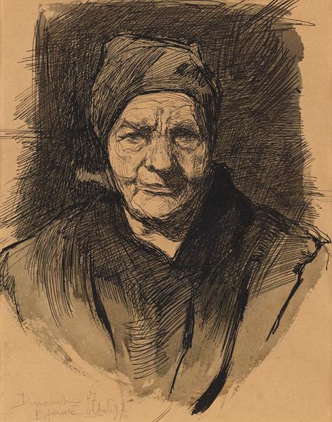 Portrait de paysanne, 1897
