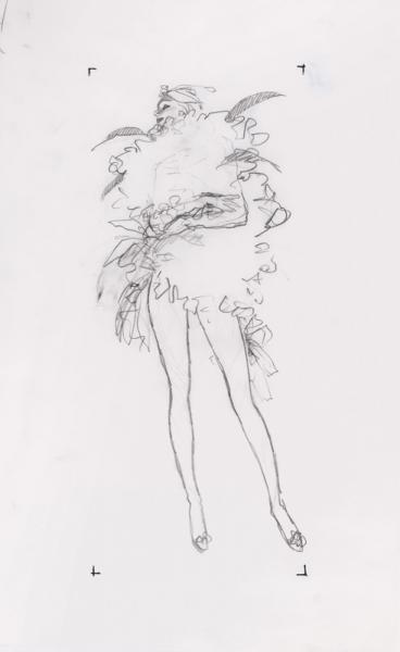 Femme, feuilles et fleurs, Ortalion (Bemberg), 1986