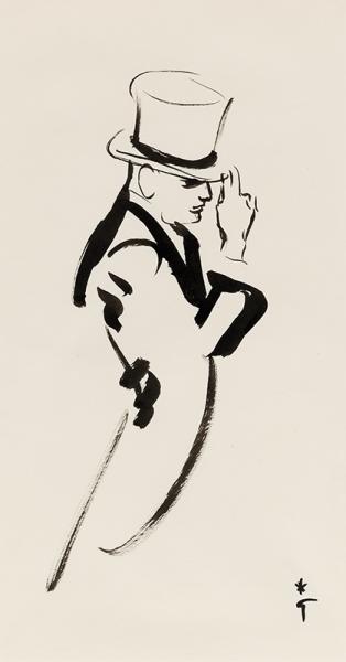 Haut de forme, queue de pie