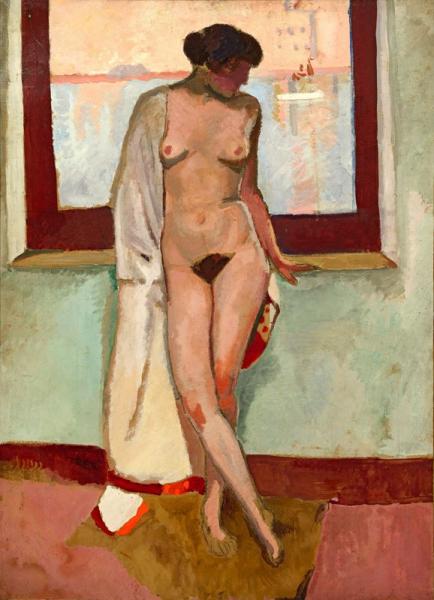 Nu à la fenêtre, 1913. Alfred LOMBARD