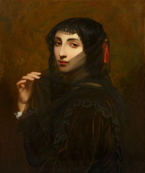 Portrait de femme. Charles LANDELLE