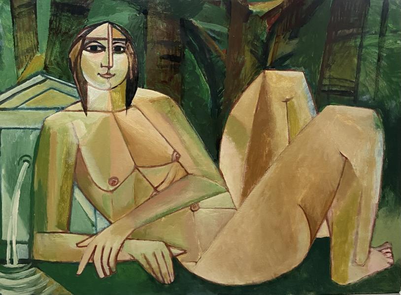 Nu en forêt, août 1993