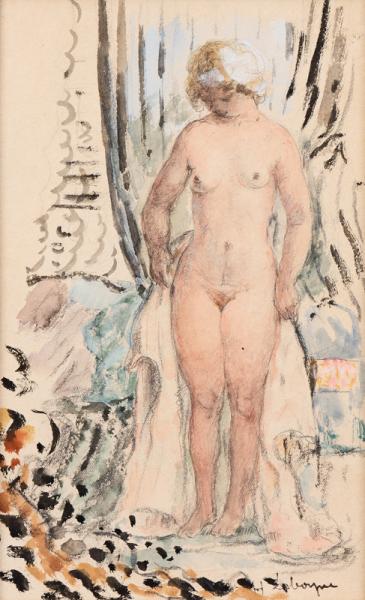 Nu debout, Marinette Henri LEBASQUE