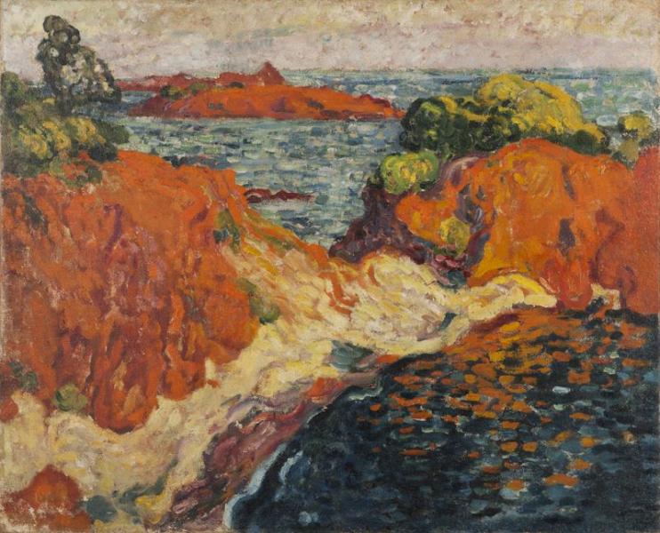 Les rochers rouges à Agay, 1905. Louis VALTAT