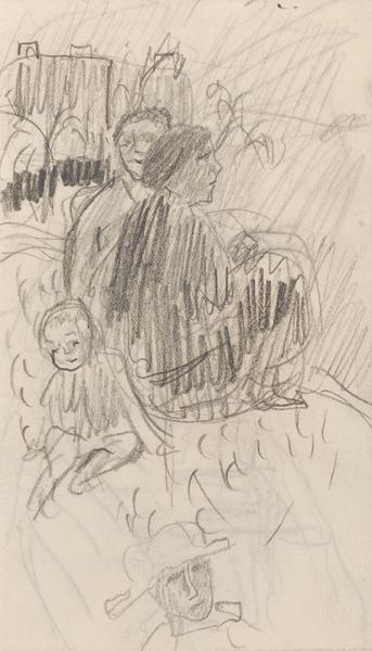 La famille au jardin